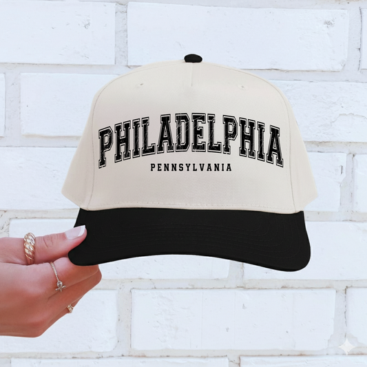 Philadelphia Pennsylvania Vintage Trucker Hat
