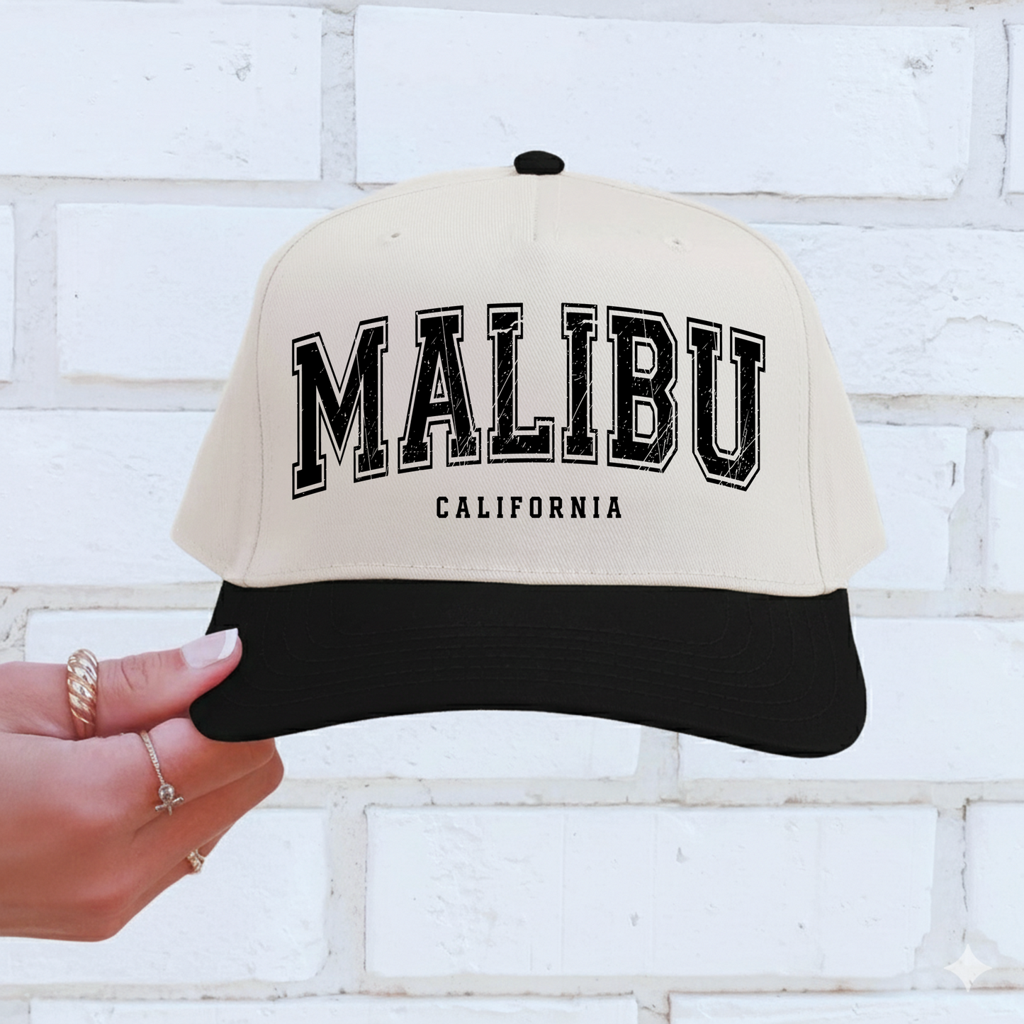 Malibu California Vintage Trucker Hat