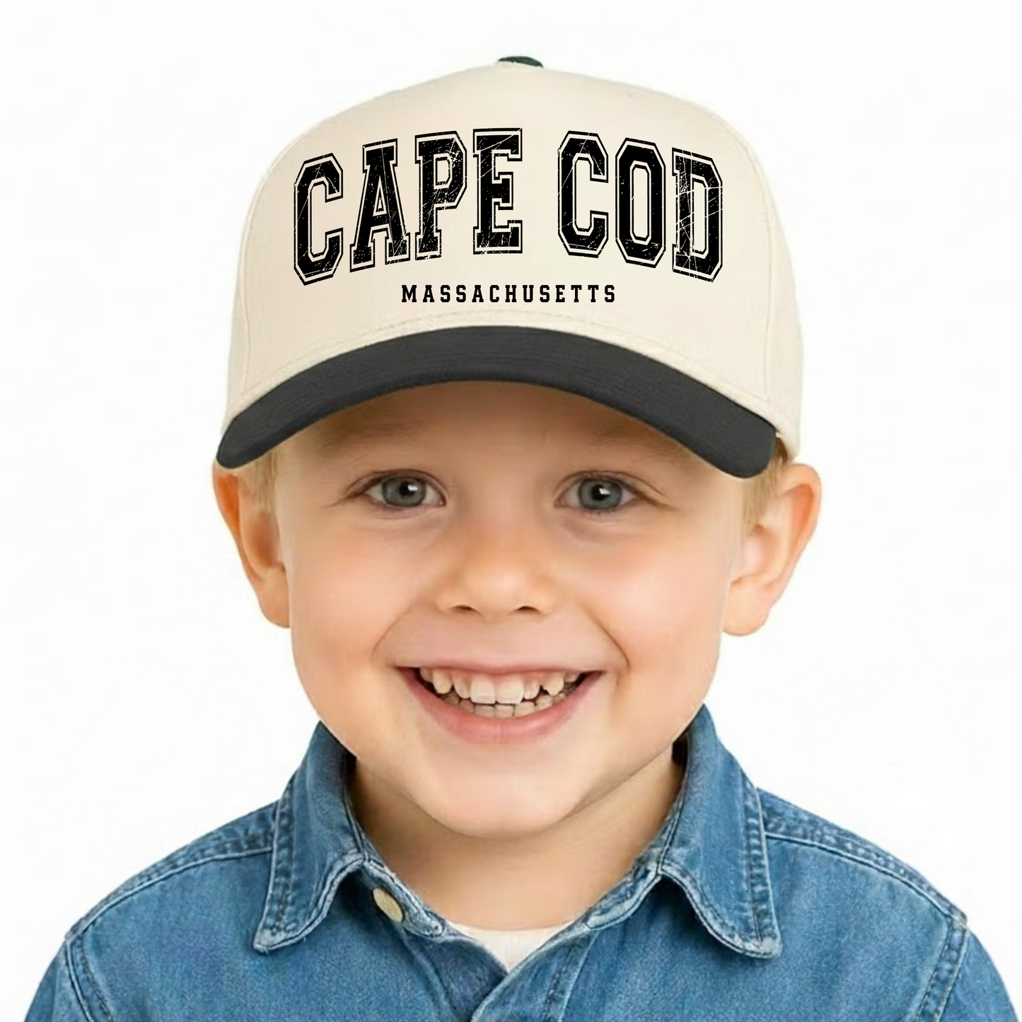 Cape Cod Massachusetts Kids Trucker Hat
