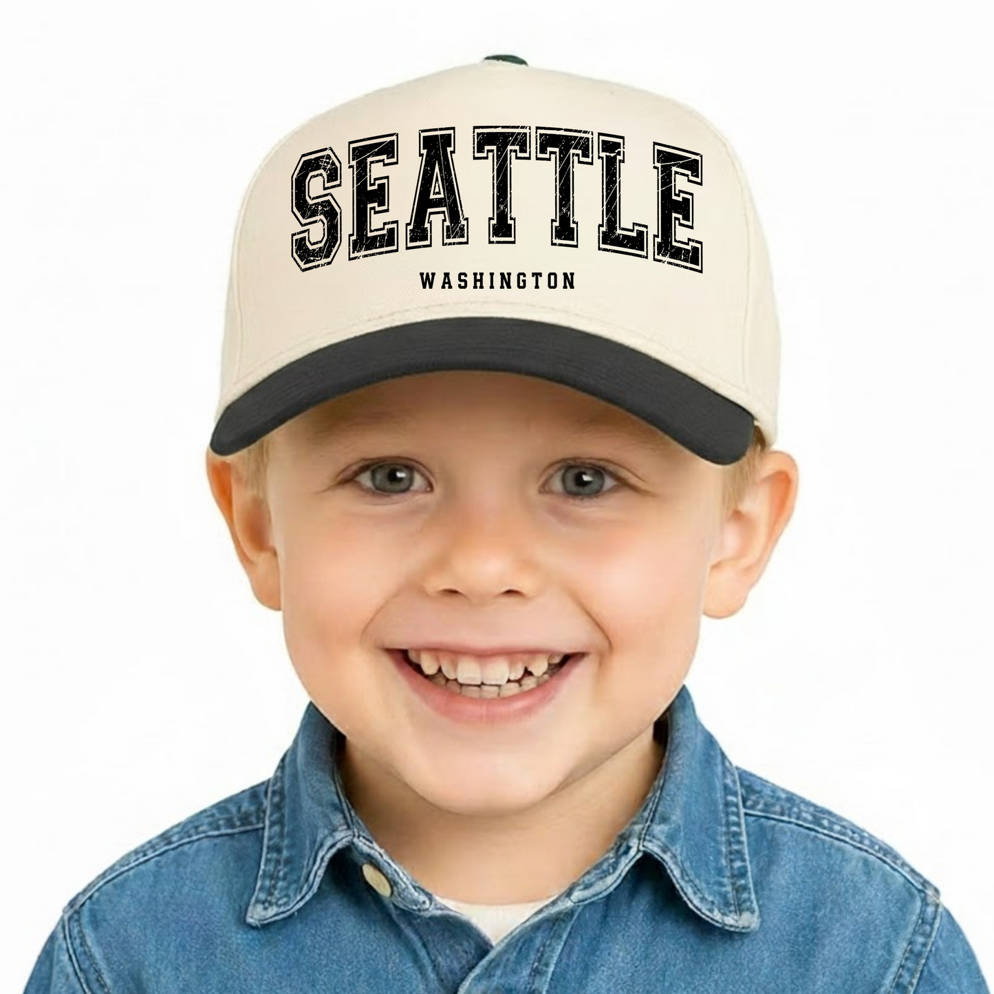 Seattle Washington Kids Trucker Hat