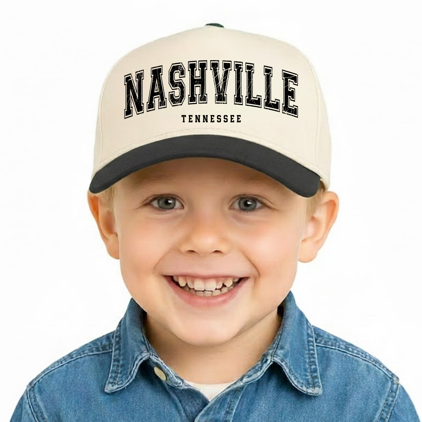 Nashville Tennessee Kids Trucker Hat
