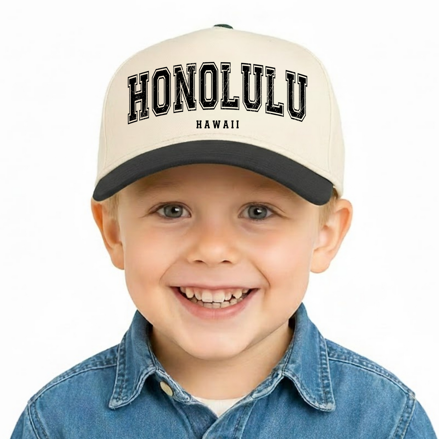 Honolulu Hawaii Kids Trucker Hat