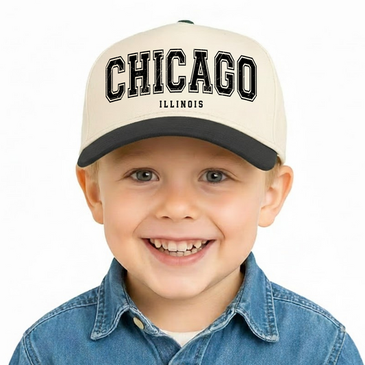 Chicago Illinois Kids Trucker Hat