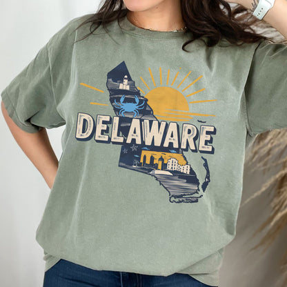 Delaware State Vintage Shirt