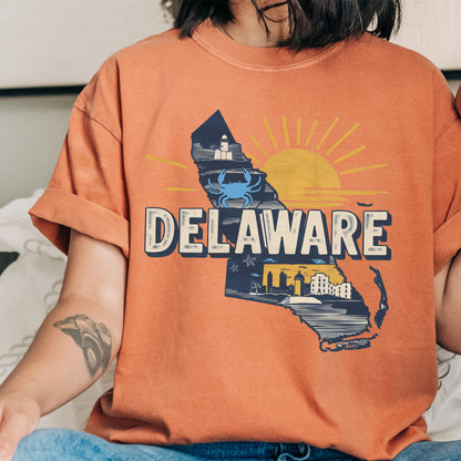 Delaware State Vintage Shirt