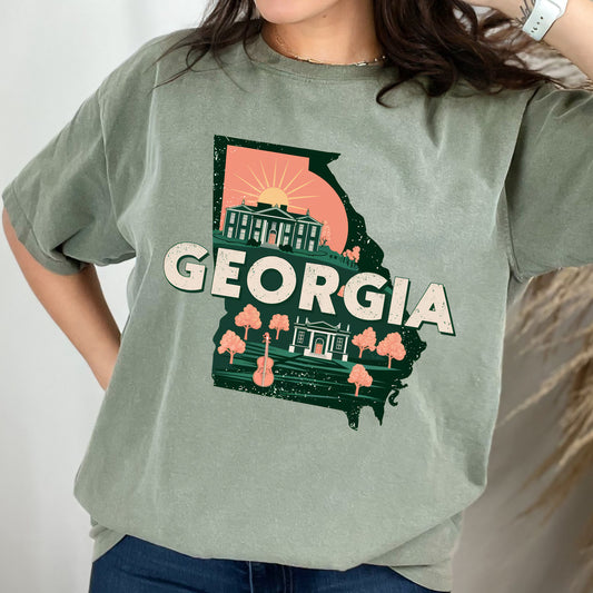 Georgia State Vintage Shirt