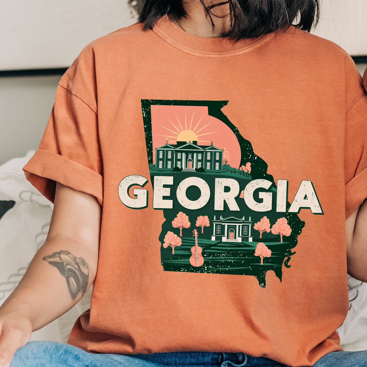 Georgia State Vintage Shirt