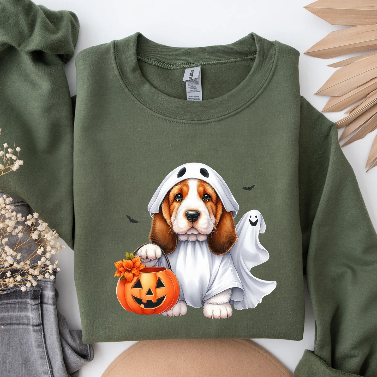 Beagle Ghost Halloween Sweatshirt