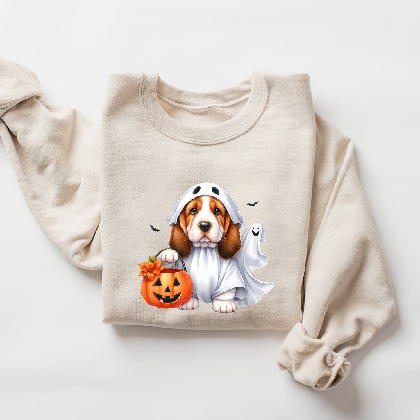 Beagle Ghost Halloween Sweatshirt