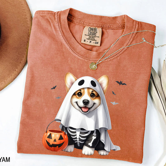 Corgi Halloween T-Shirt