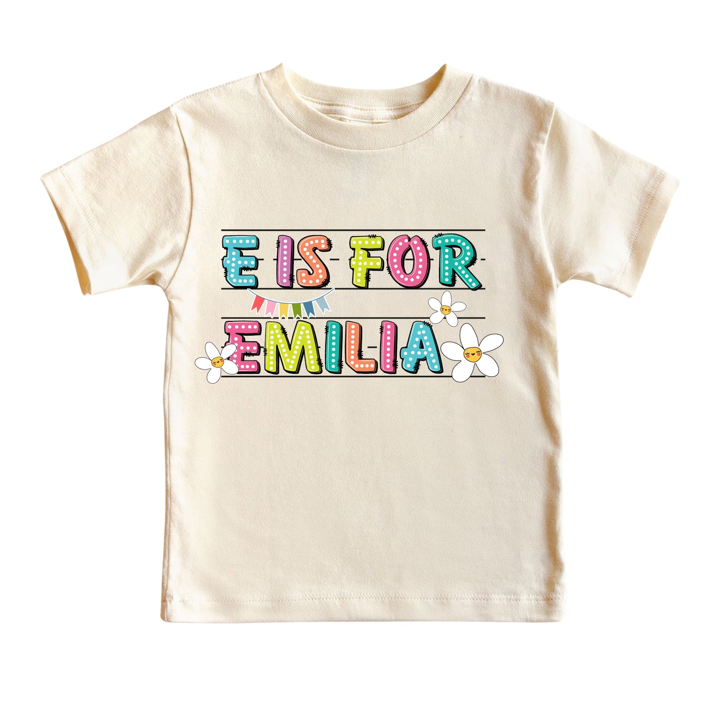 Custom Kids Name Back To School Shirt