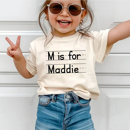 Custom Kids Notebook Name Back To School Shirt