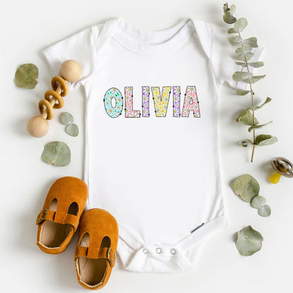 Custom Kids Name Daisy Shirt