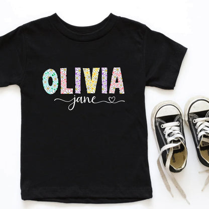 Custom Kids Name Daisy Shirt