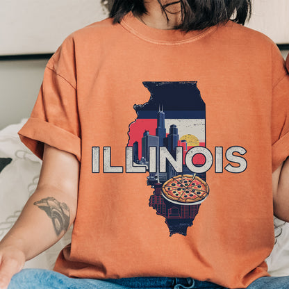 Illinois State Vintage Shirt