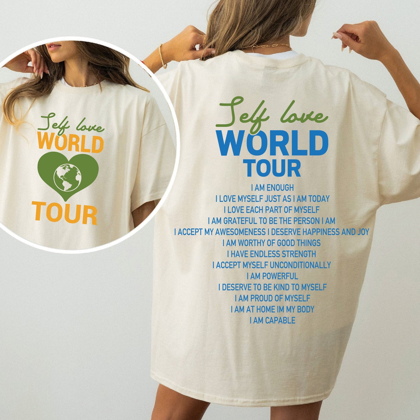 Self Love World Tour Shirt - Ivory