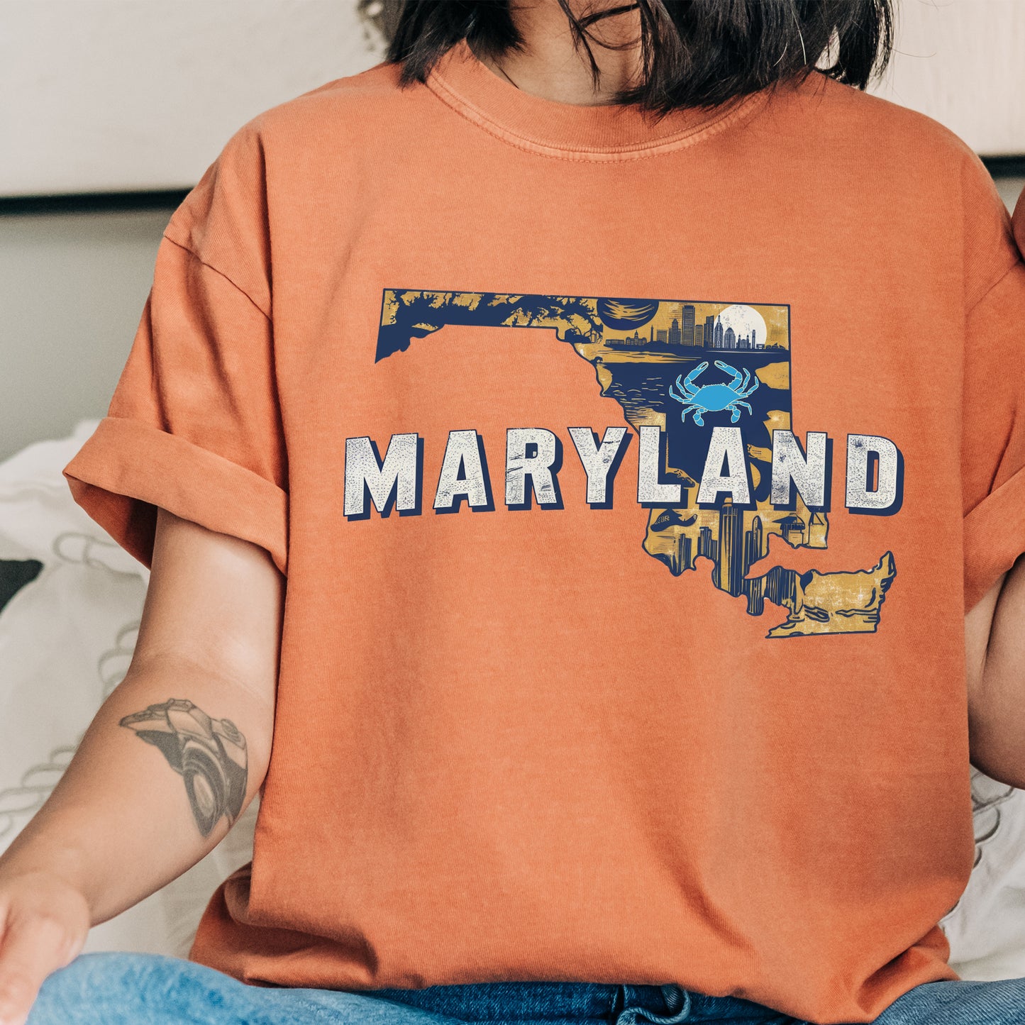 Maryland State Vintage Shirt