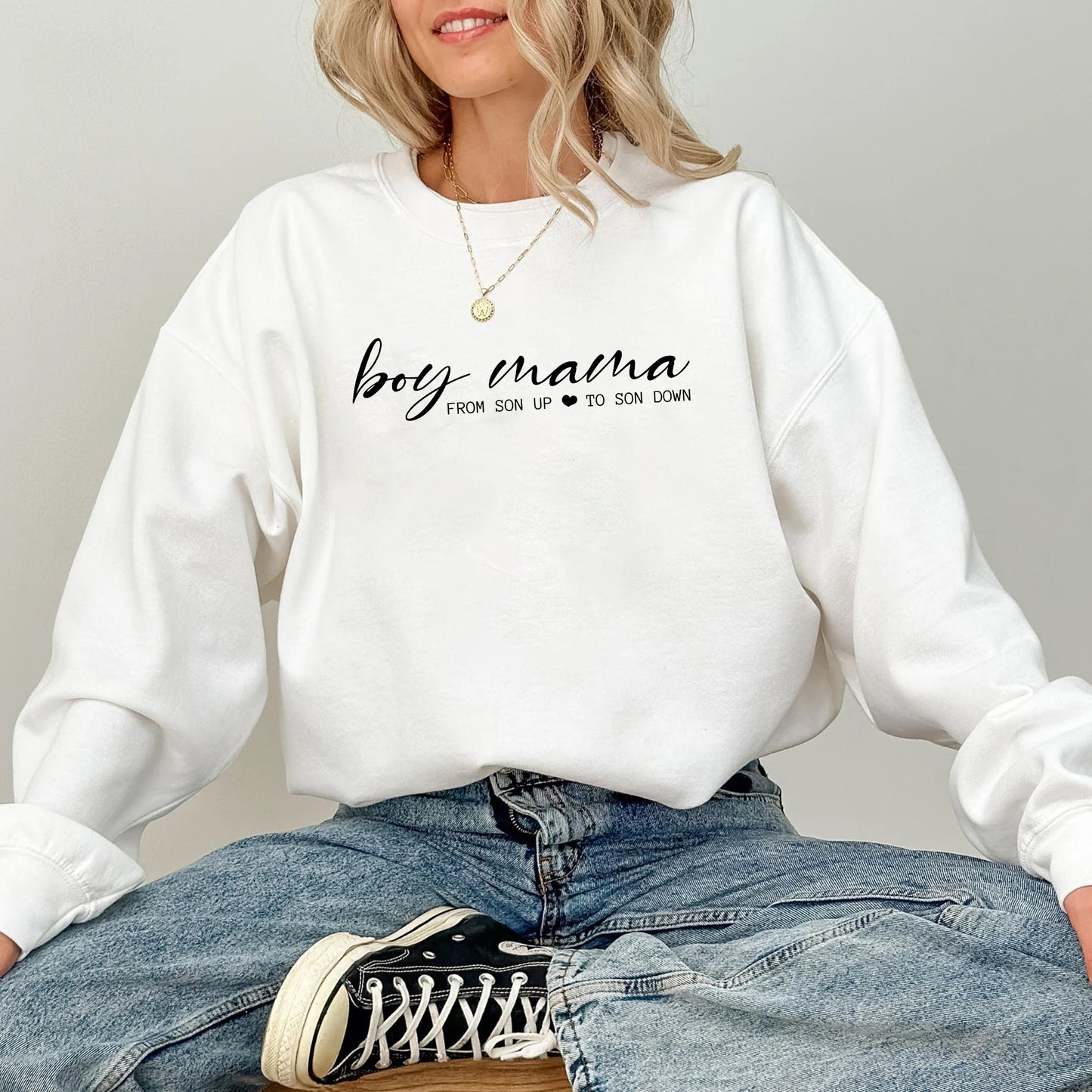 Boy Mama From Son Up To Son Down Sweatshirt