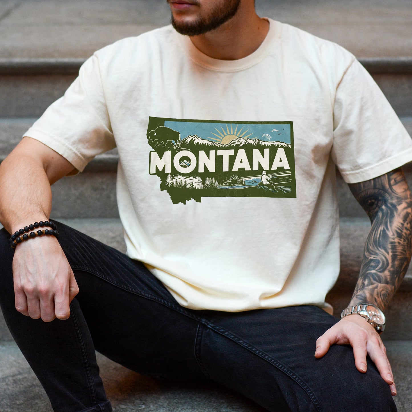 Montana State Vintage Shirt