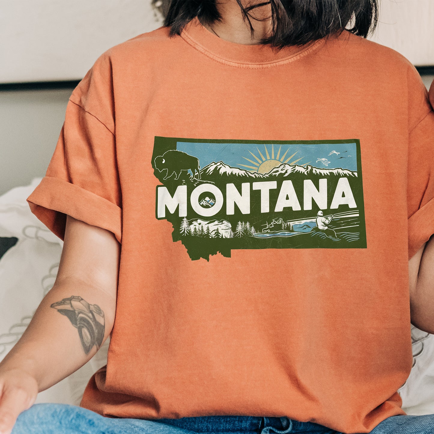 Montana State Vintage Shirt