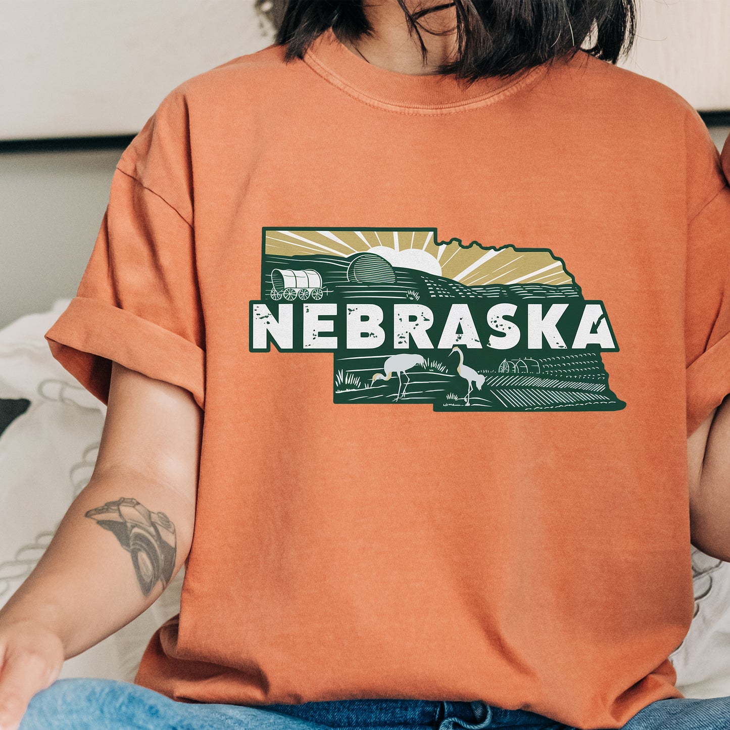 Nebraska State Vintage Shirt