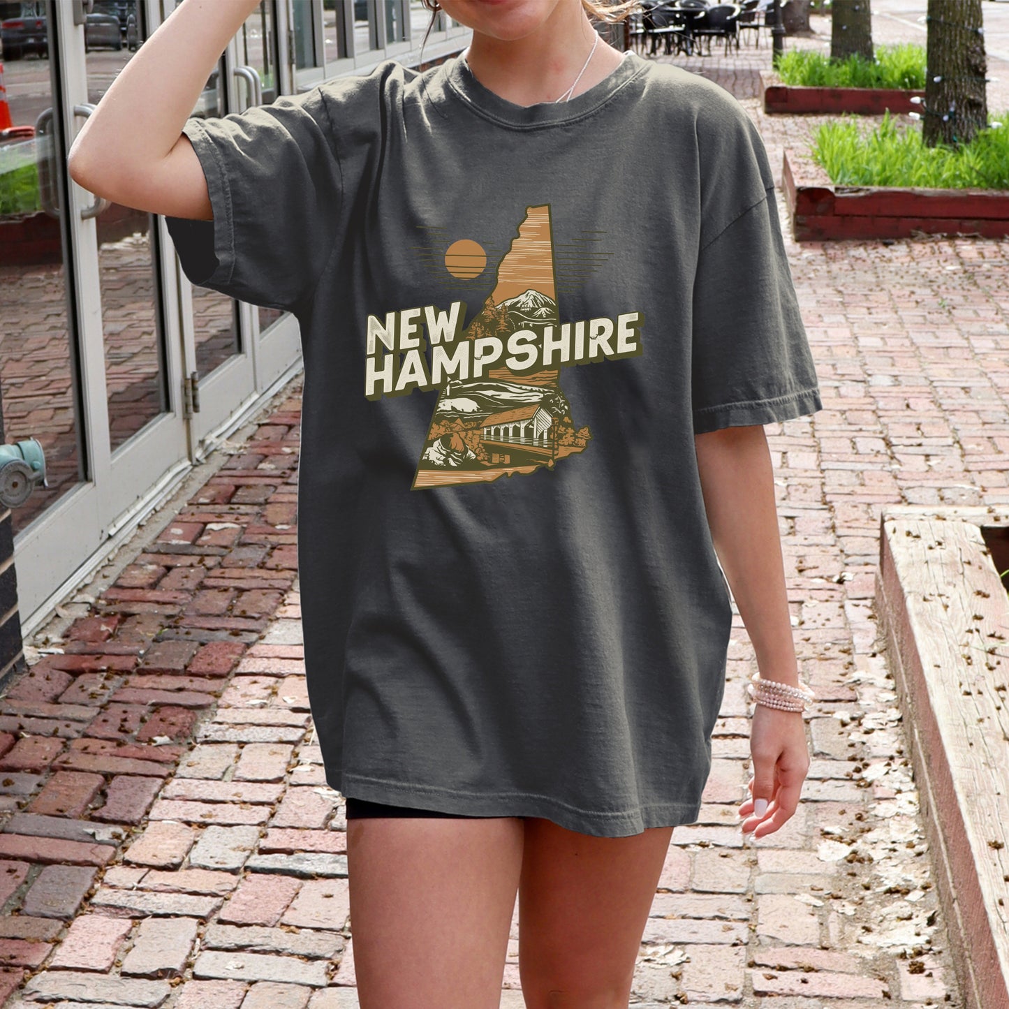 New Hampshire State Vintage Shirt