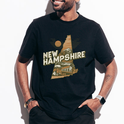 New Hampshire State Vintage Shirt