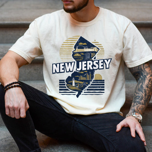 New Jersey State Vintage Shirt