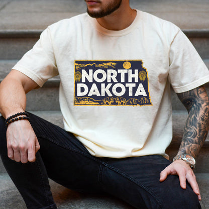 North Dakota State Vintage Shirt