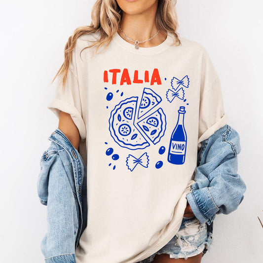 Vintage Italia Foodie Graphic Tee