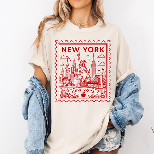 New York City Vintage Stamp Tee