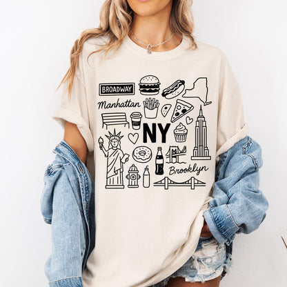 New York City Icons Souvenir Tee