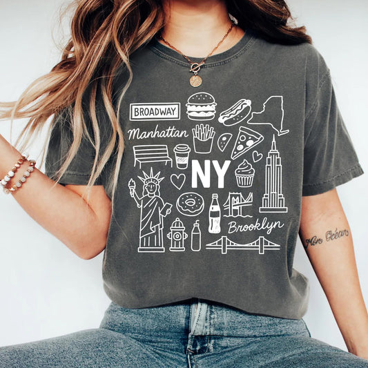 New York City Icons Souvenir Tee