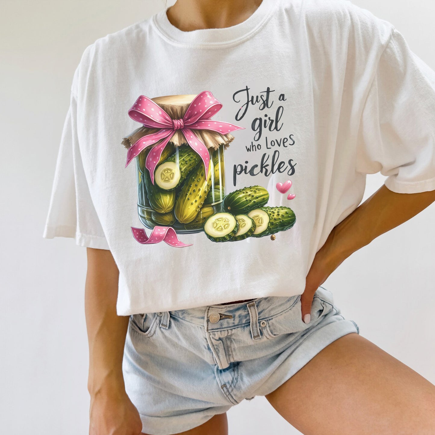 Just A Girl Who Loves Pickles Shirt