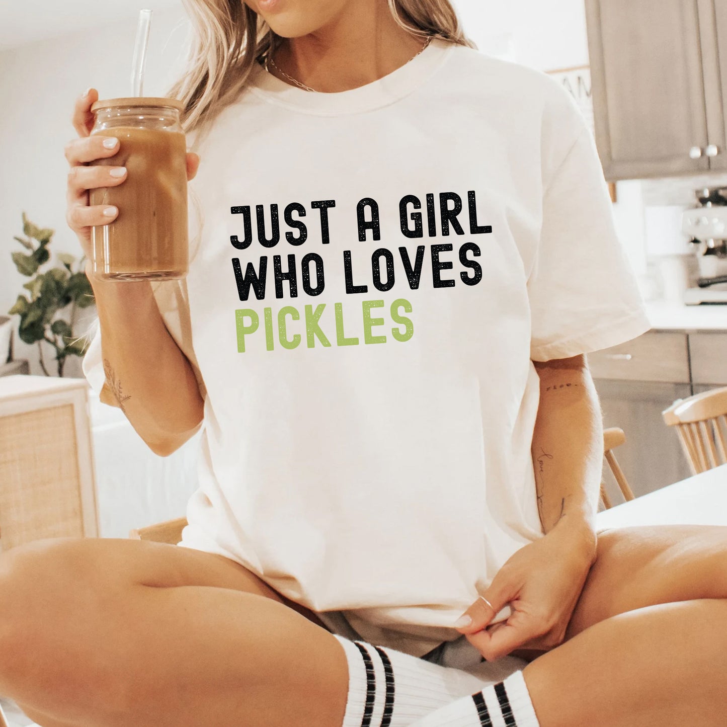 Just A Girl Who Loves Pickles Shirt