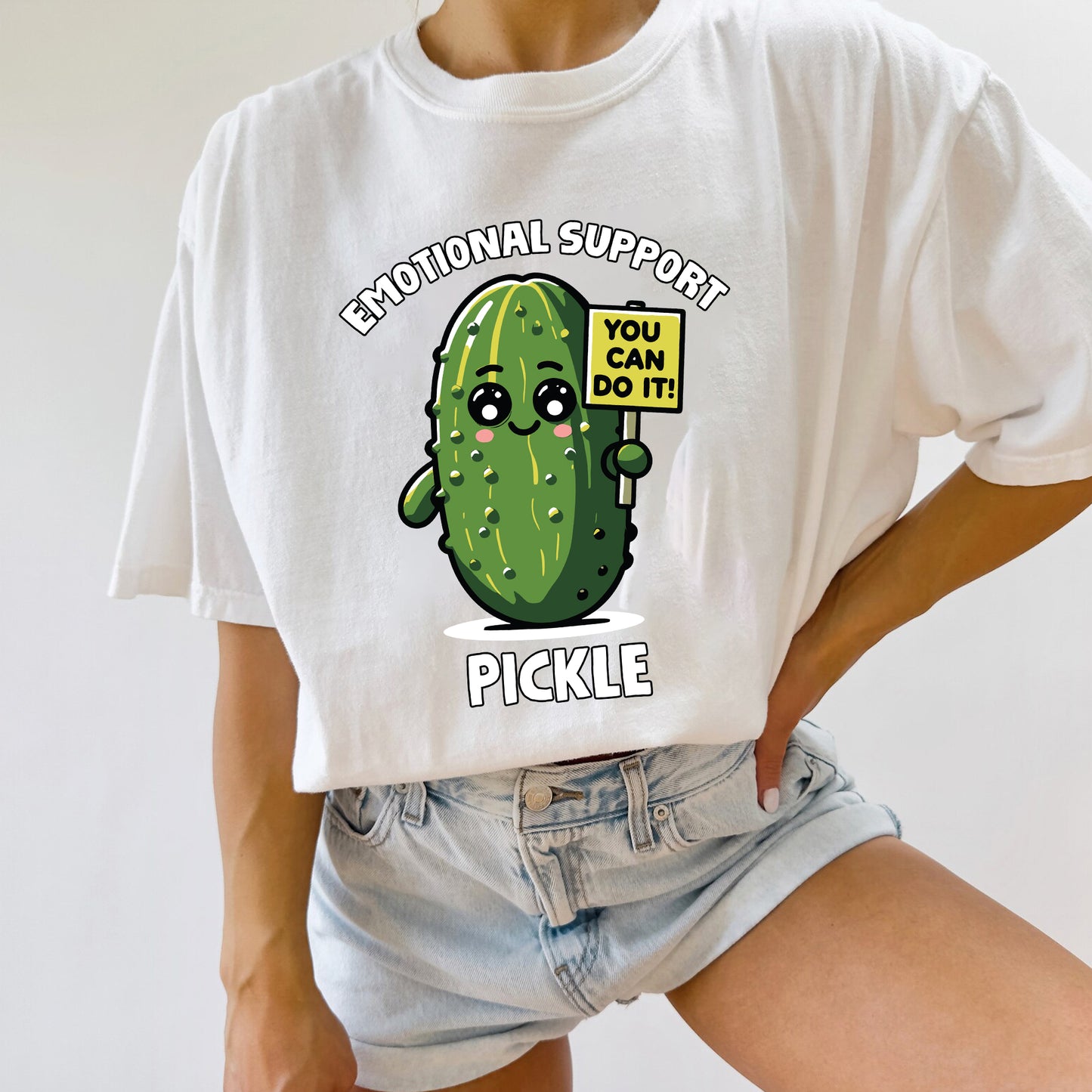 Emotional Support Pickle Shirt