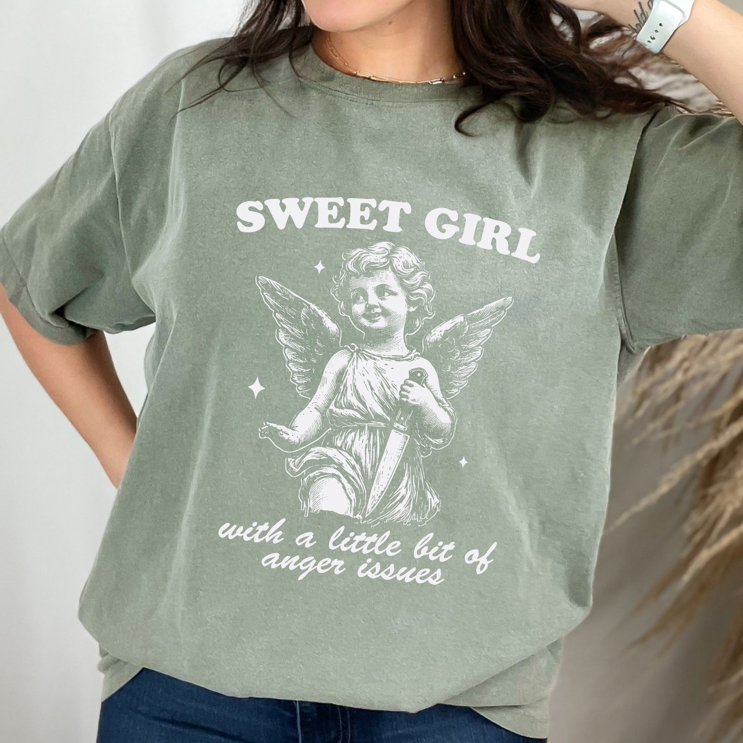 Sweet Girl With A Little Bit of Anger Issues Shirt