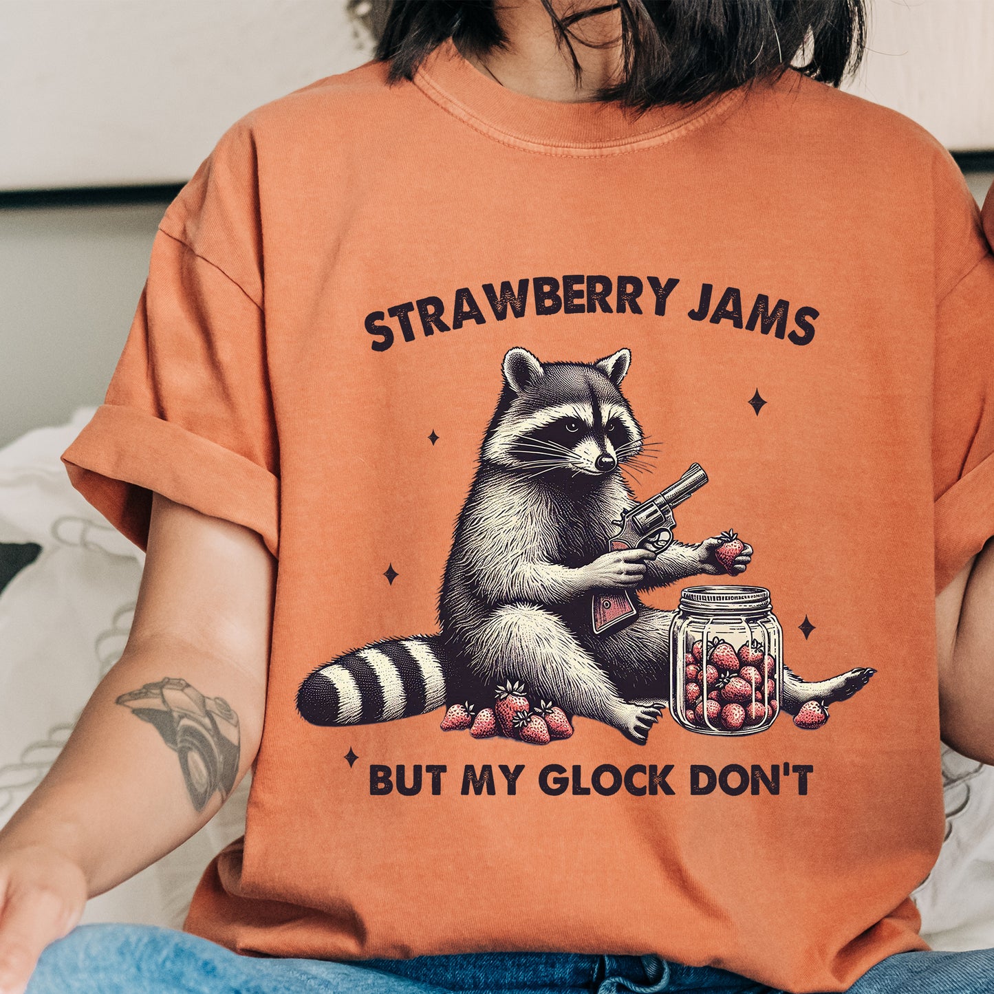 Strawberry Jams But My Glock Don't Shirt