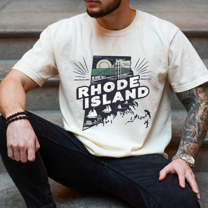 Rhode Island State Vintage Shirt