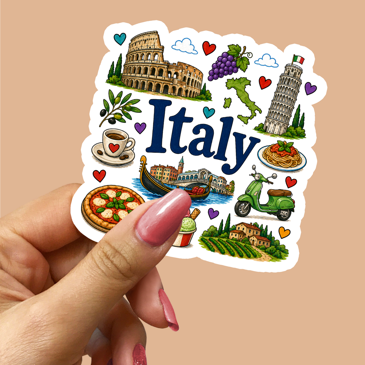 Italy Sticker