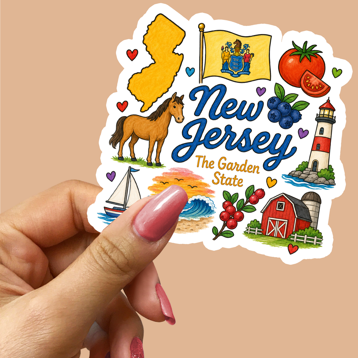 New Jersey Sticker