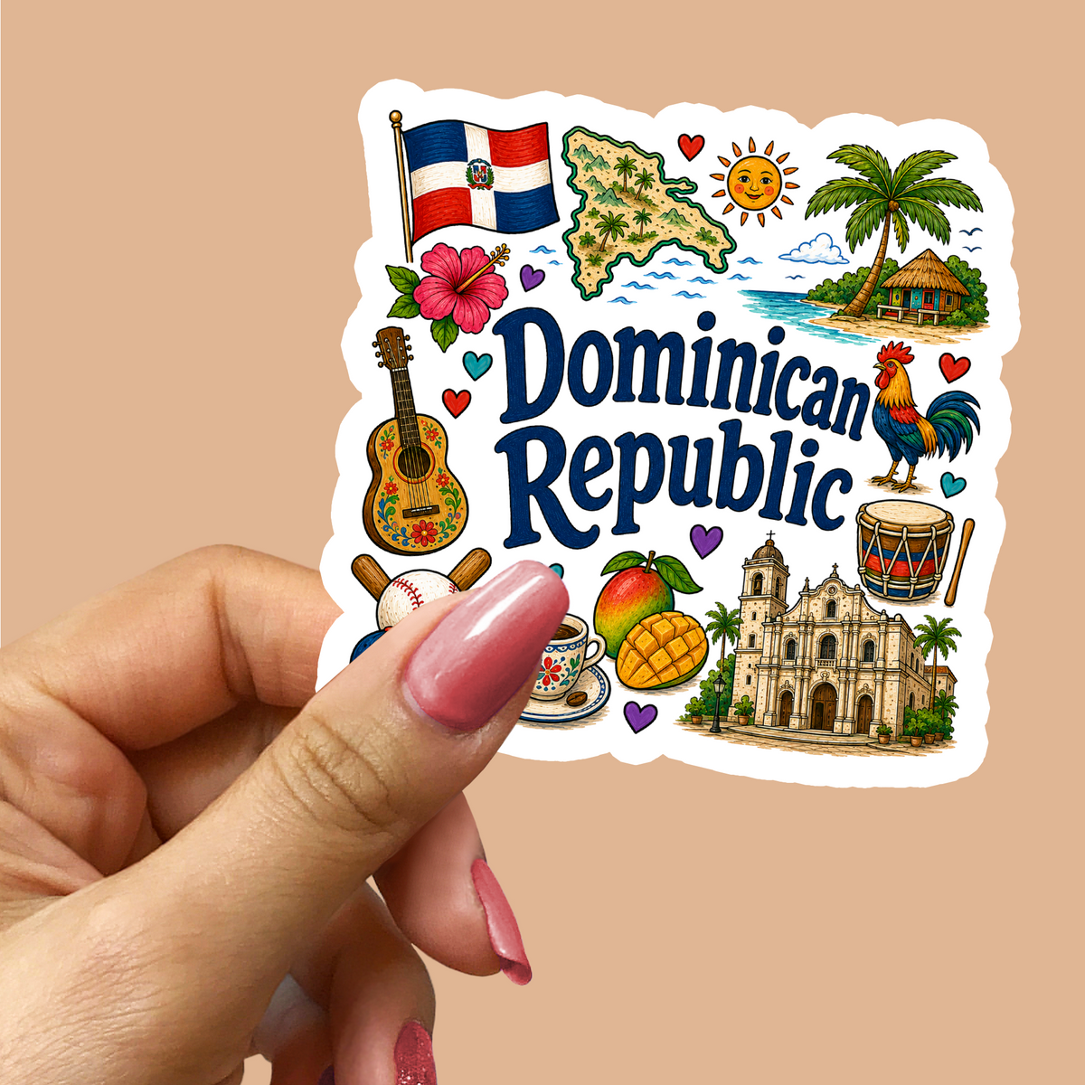 Dominican Republic Sticker