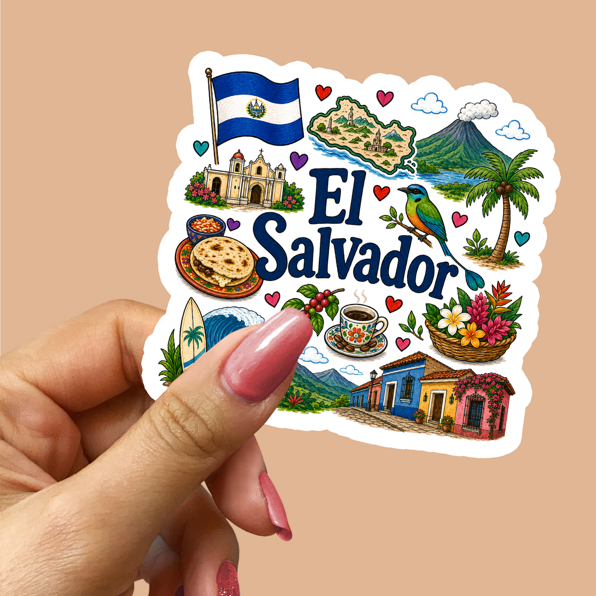 El Salvador Sticker