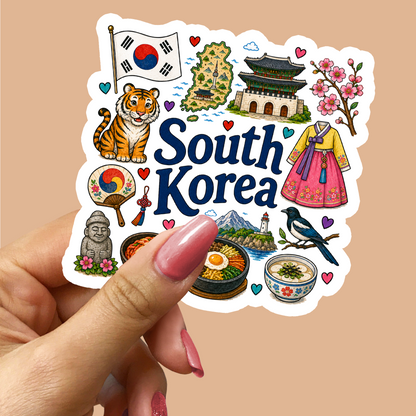South Korea Sticker