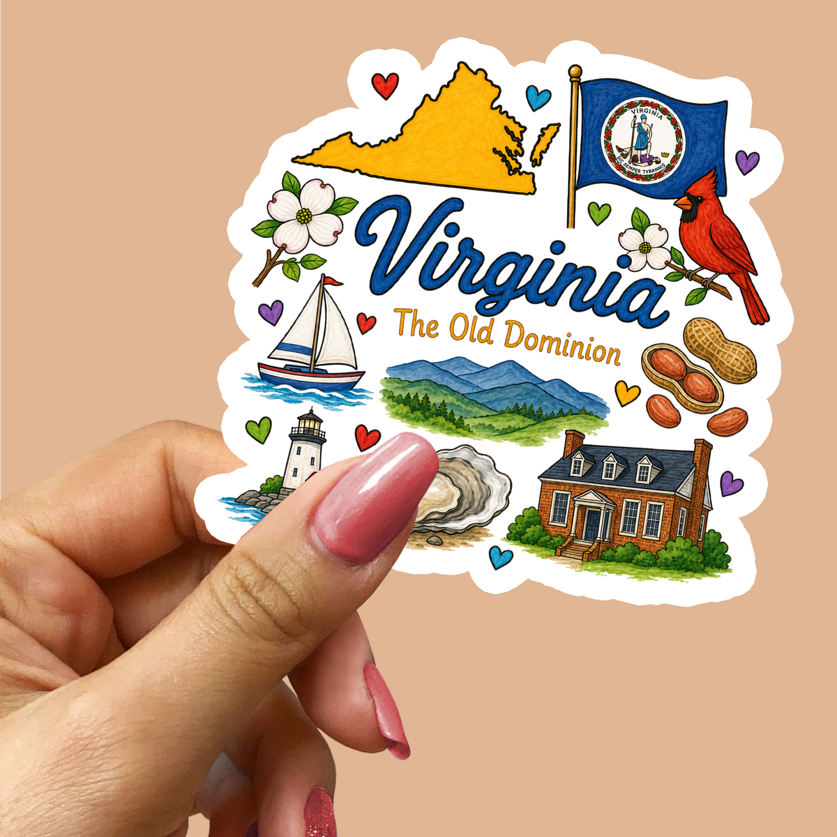 Virginia Sticker