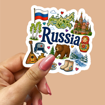 Russia Sticker