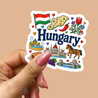 Hungary Sticker