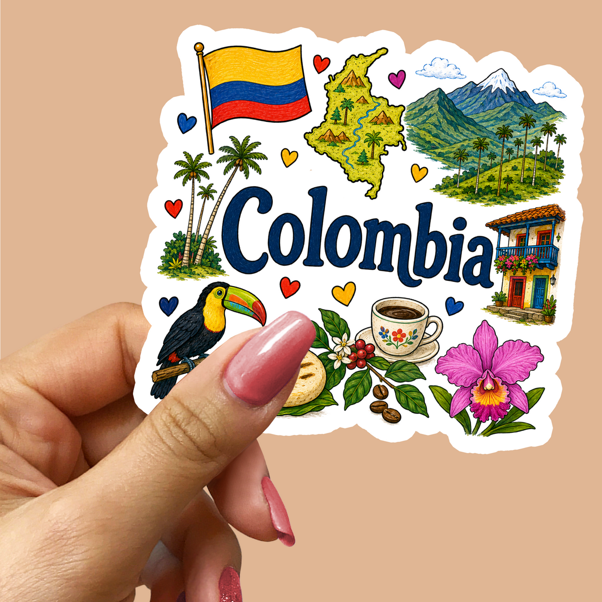 Colombia Sticker