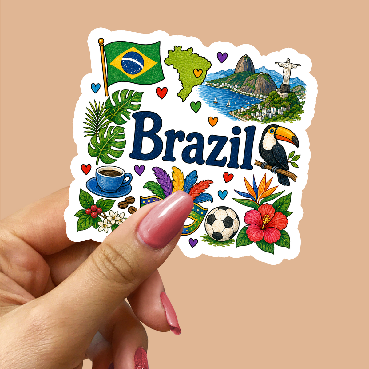 Brazil Sticker
