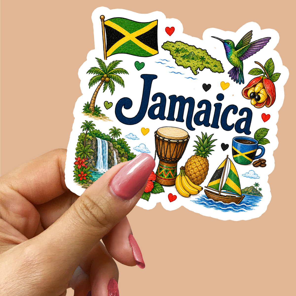 Jamaica Sticker